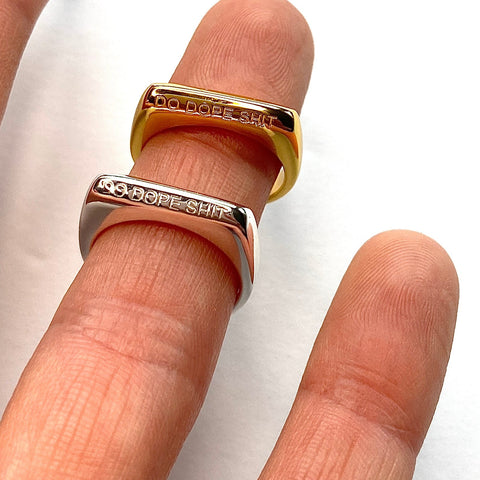  Dope Kitchen x The Crystal Boutique engraved gold and silver jewelry collection