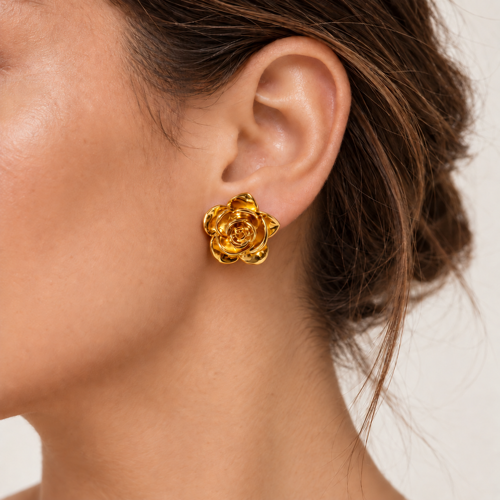 The Rose Stud - TheCrystalBoutique™