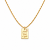 Pendant necklace, Shine Your Light x The Real Carmit collab — The Crystal Boutique
