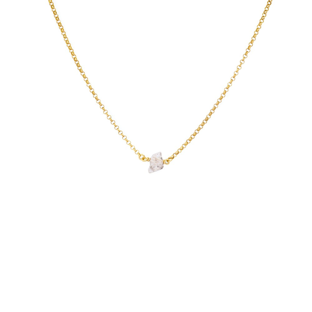 Quartz Cluster Choker | Delicate 18K Gold Jewelry|The Crystal Boutique ...
