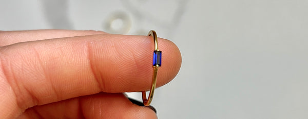 Sapphire Stacking Ring - TheCrystalBoutique™